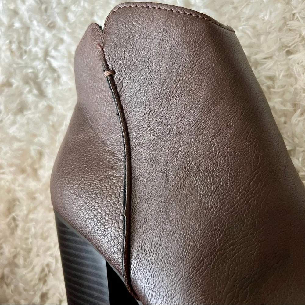 Sun + Stone Dark Brown Ankle Booties - Picture 7 of 7